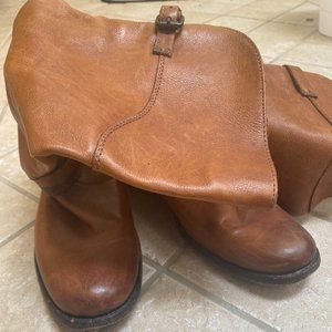 Brown Leather Frye Boots